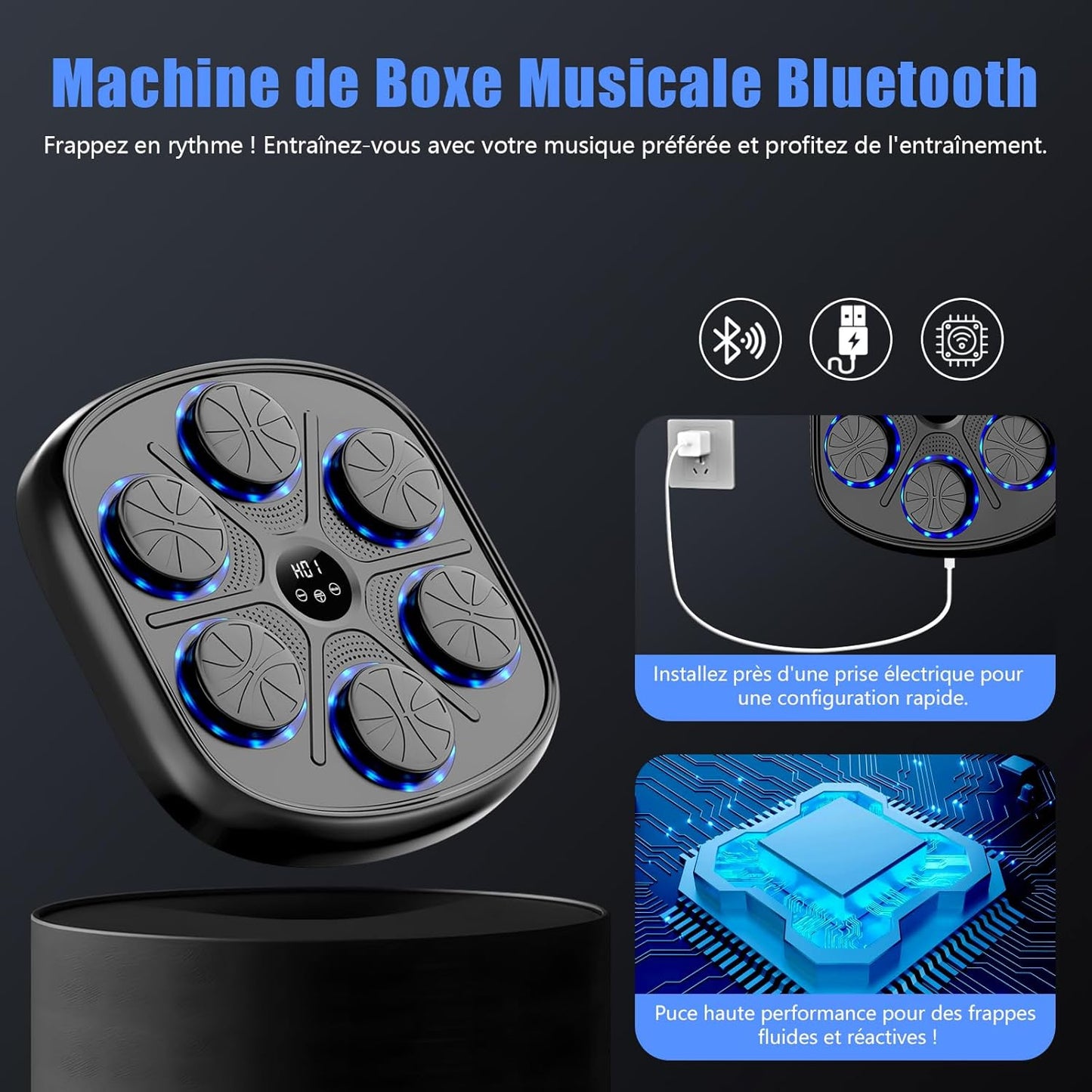 BoxMachine™ + gants de boxe